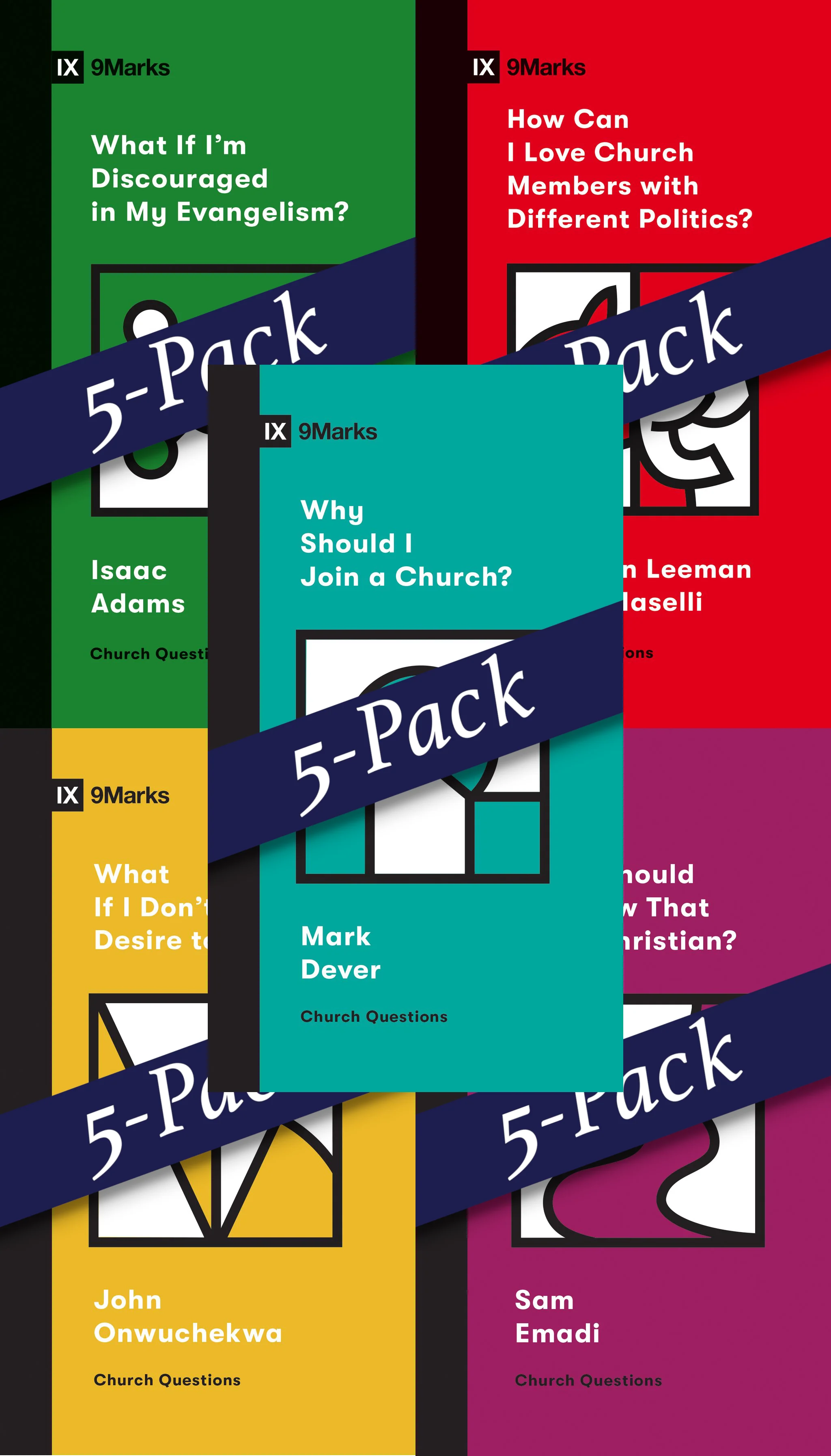9Marks Church Questions Set (5 Titles (5-Packs), 25 Total Books)
