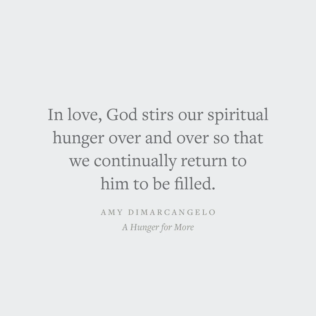 A Hunger for More: Finding Satisfaction in Jesus When the Good Life Doesn't Fill You (Gospel Coalition) - Image 8