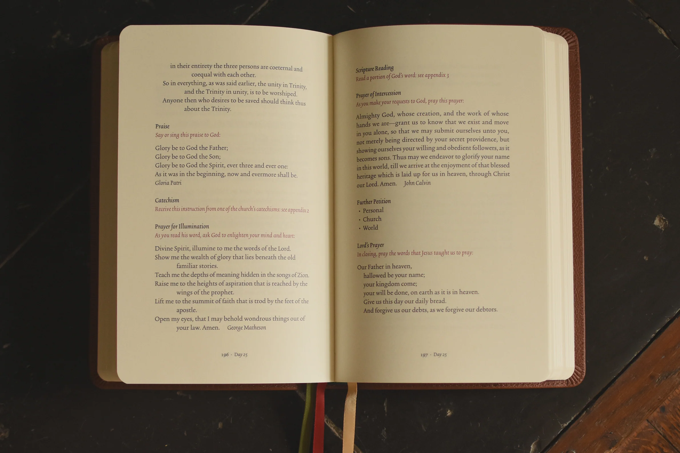 Be Thou My Vision: A Liturgy for Daily Worship (Exclusive Cowhide Leather Edition) - Image 3