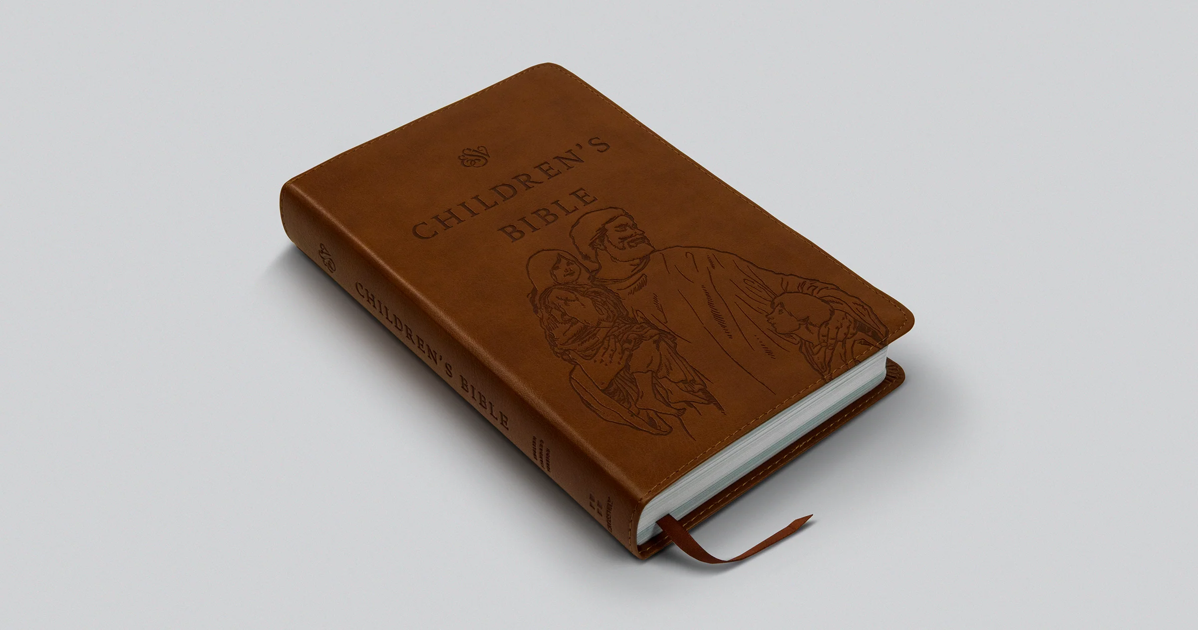 ESV Children's Bible (Trutone, Brown, Let the Children Come Design) - Image 2