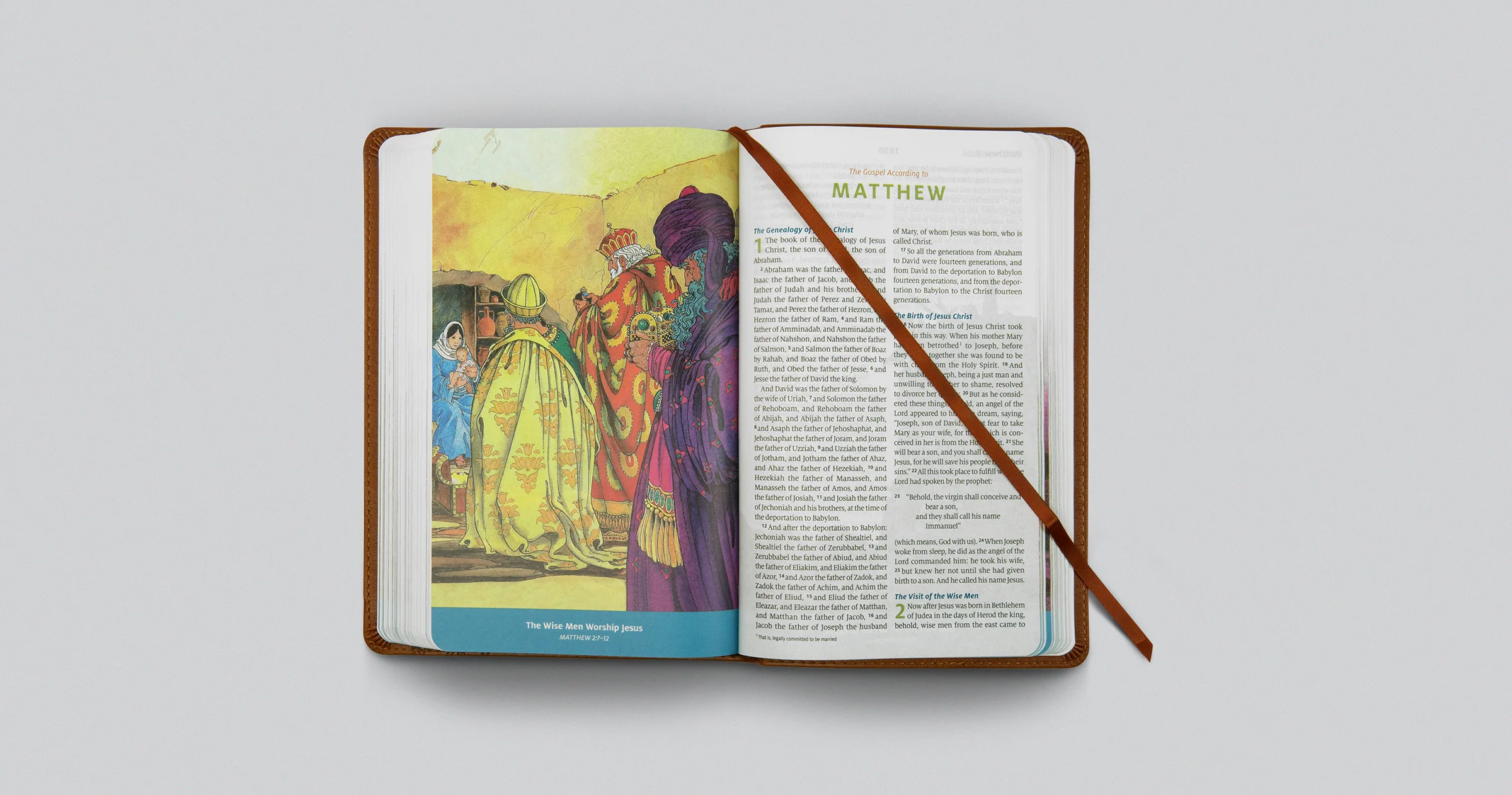 ESV Children's Bible (Trutone, Brown, Let the Children Come Design) - Image 5