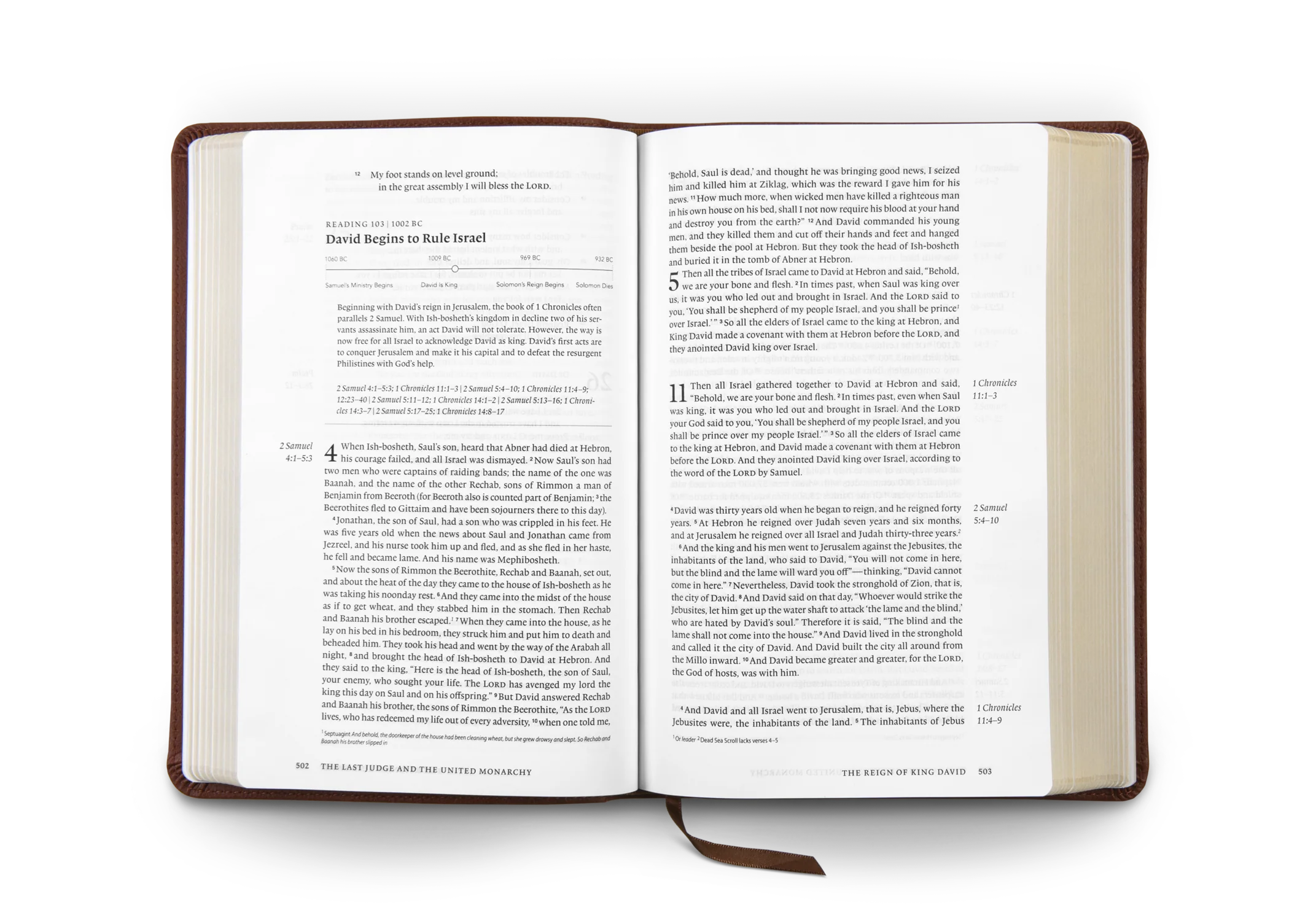 ESV Chronological Bible (Trutone, Brown) - Image 3