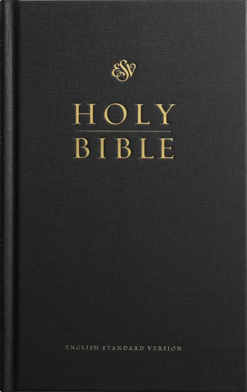ESV Church Bible, Large Print, Red Letter (Hardcover, Black)