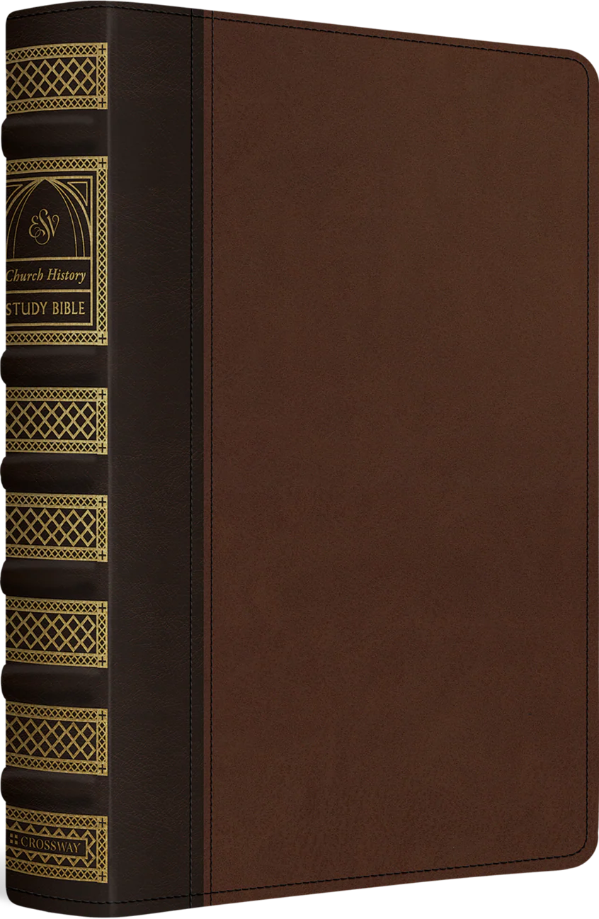 ESV Church History Study Bible: (Trutone, Brown/Walnut, Timeless Design)