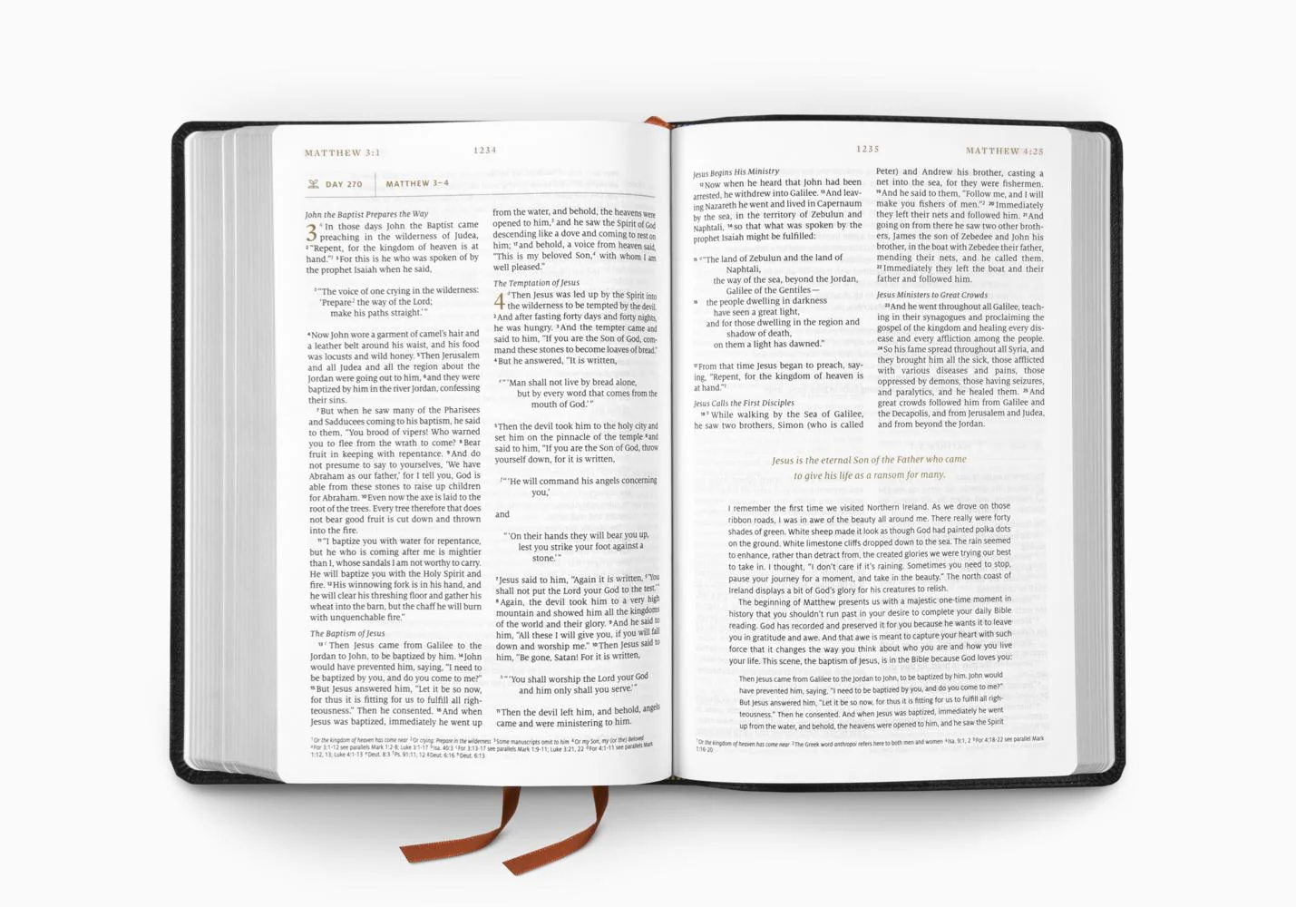 ESV Everyday Gospel Bible: Connecting Scripture to All of Life (Genuine Leather, Black) - Image 3