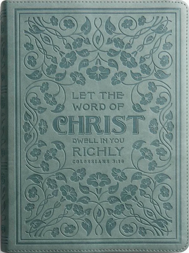 ESV Illuminated Bible, Art Journaling Edition (Trutone, Paris Sky, Colossians 3:16 Design)