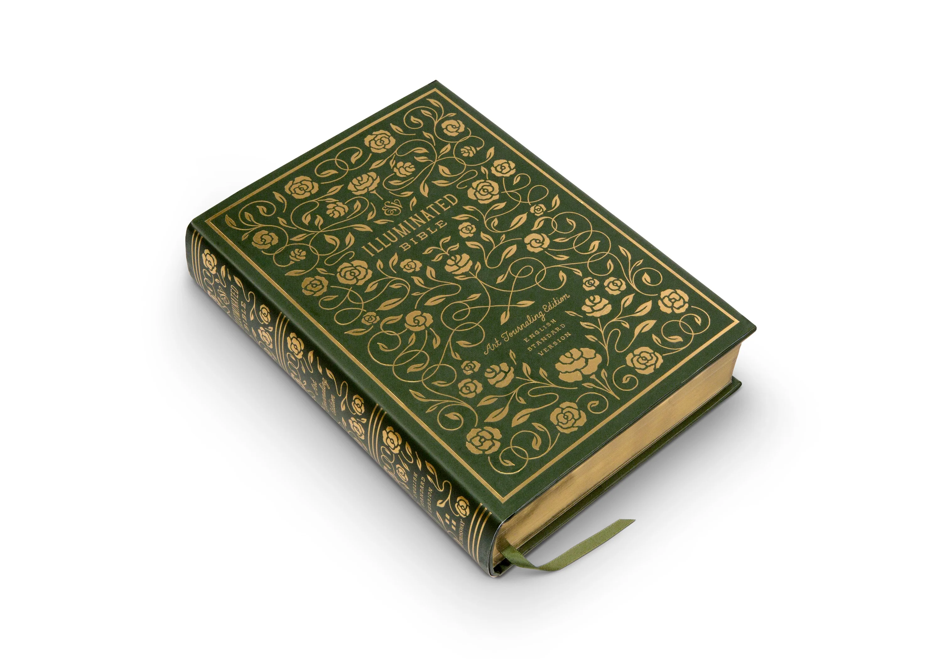 ESV Illuminated Bible, Art Journaling Edition (Hardcover, Green) - Image 9