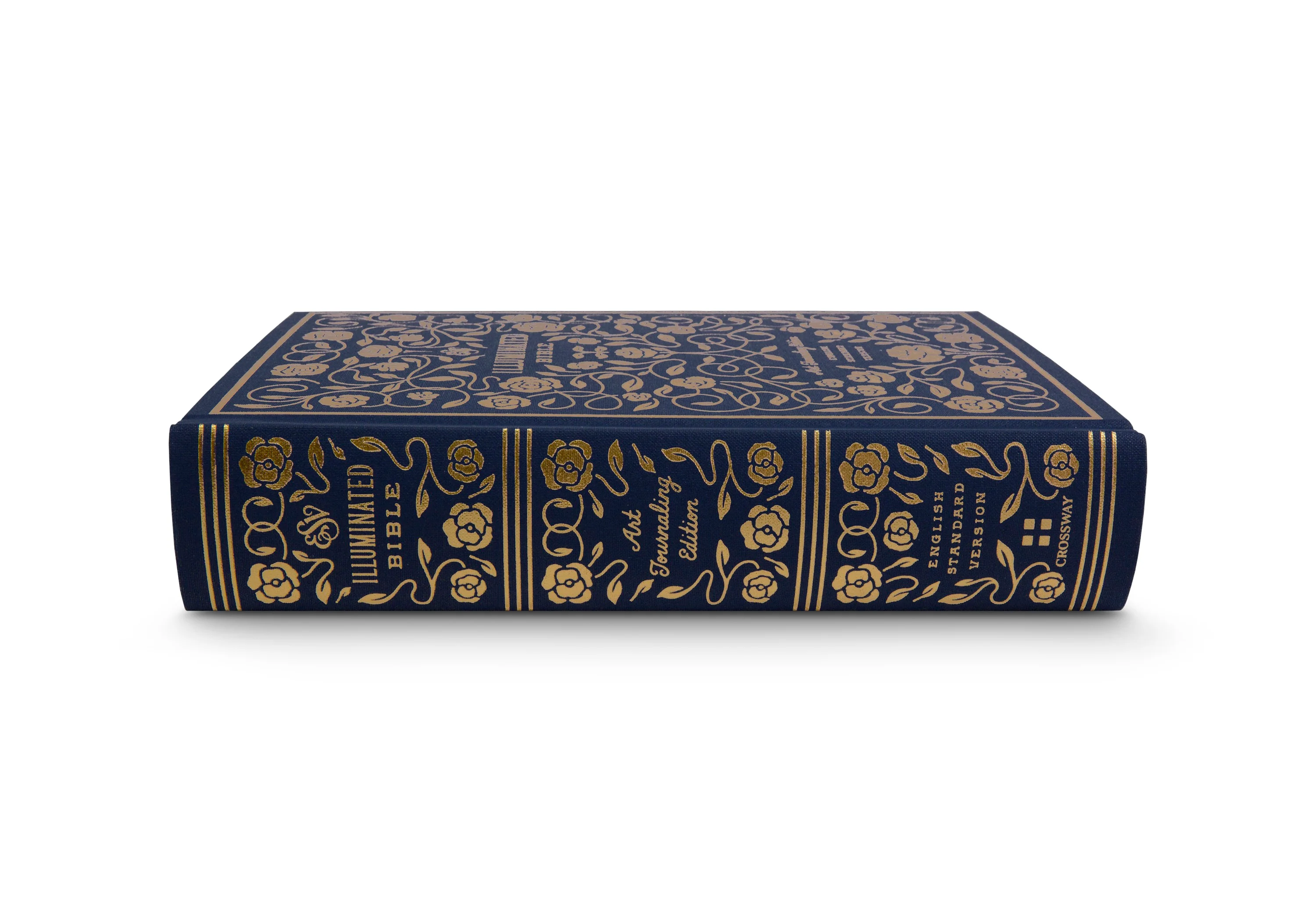 ESV Illuminated Bible, Art Journaling Edition (Cloth Over Board, Navy) - Image 3