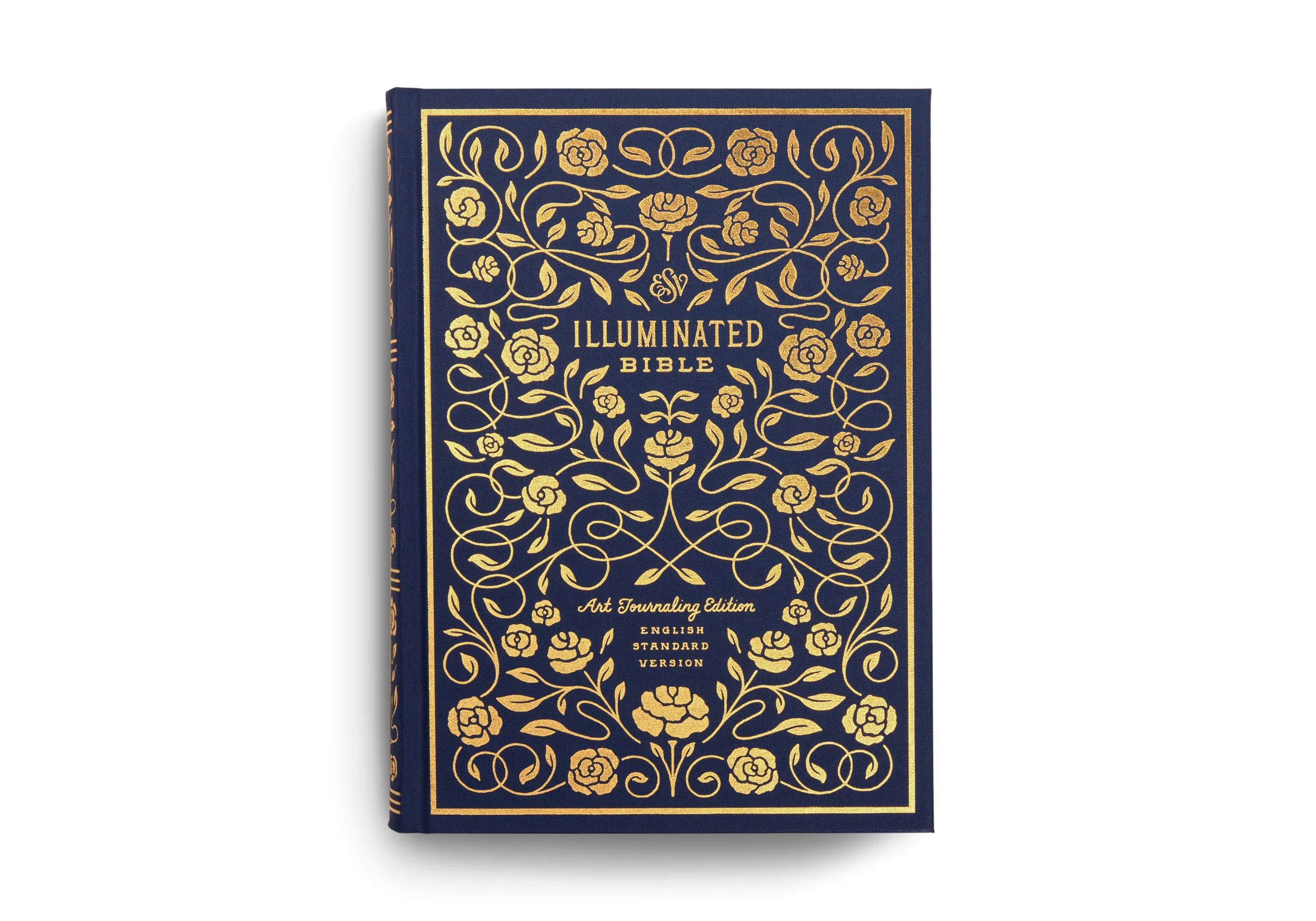 ESV Illuminated Bible, Art Journaling Edition (Cloth Over Board, Navy) - Image 6