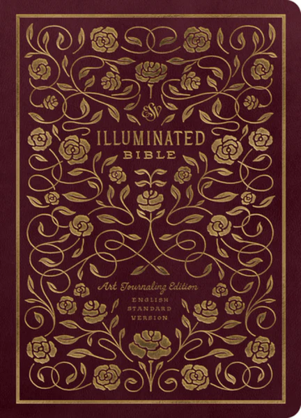 ESV Illuminated Bible, Art Journaling Edition (TruTone, Burgundy)