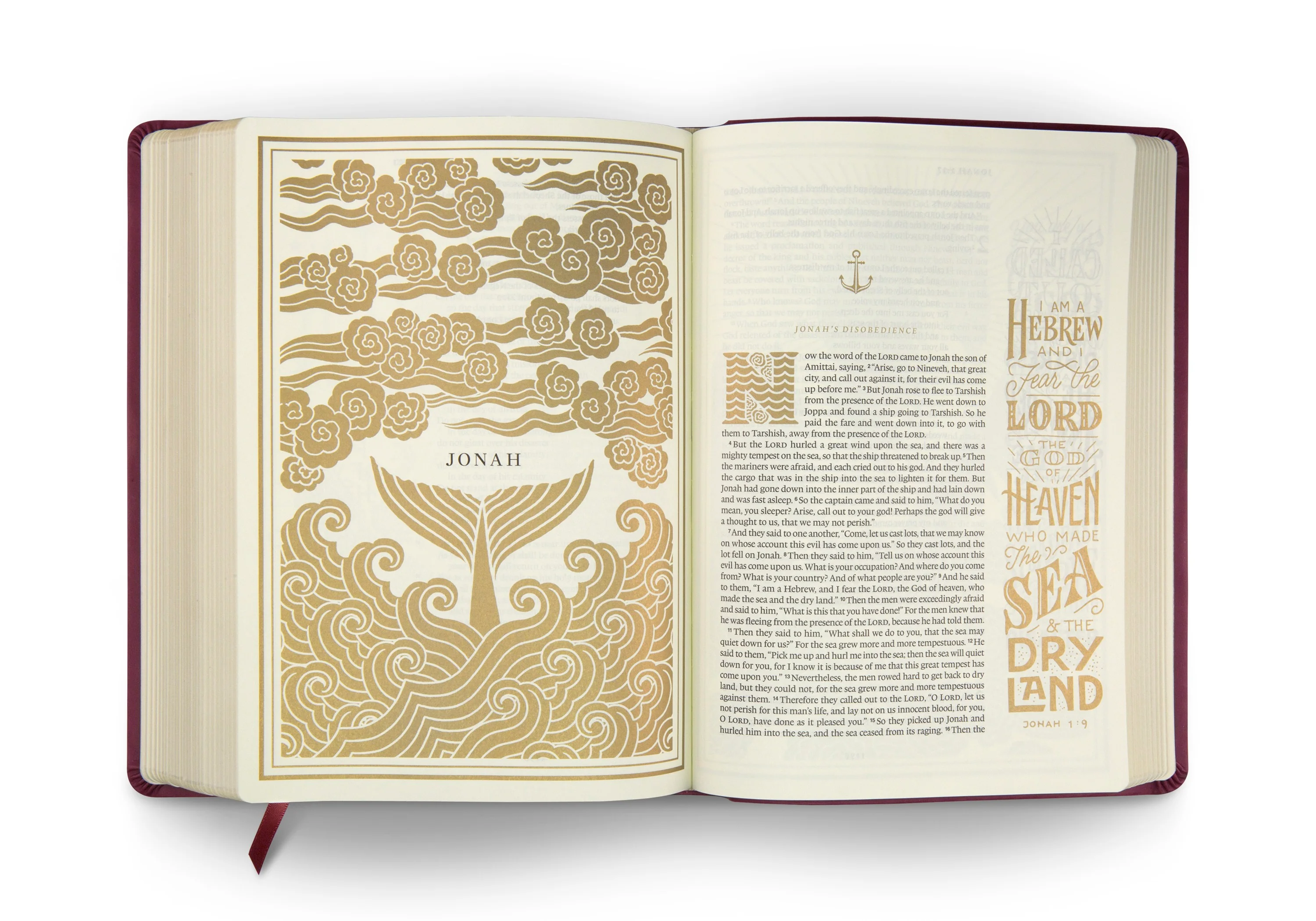 ESV Illuminated Bible, Art Journaling Edition (TruTone, Burgundy) - Image 4