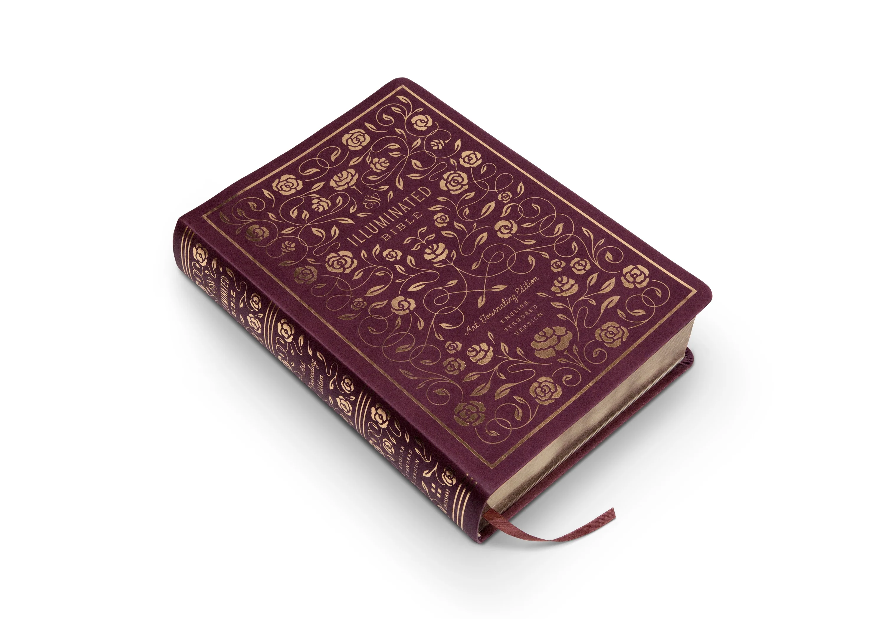 ESV Illuminated Bible, Art Journaling Edition (TruTone, Burgundy) - Image 6