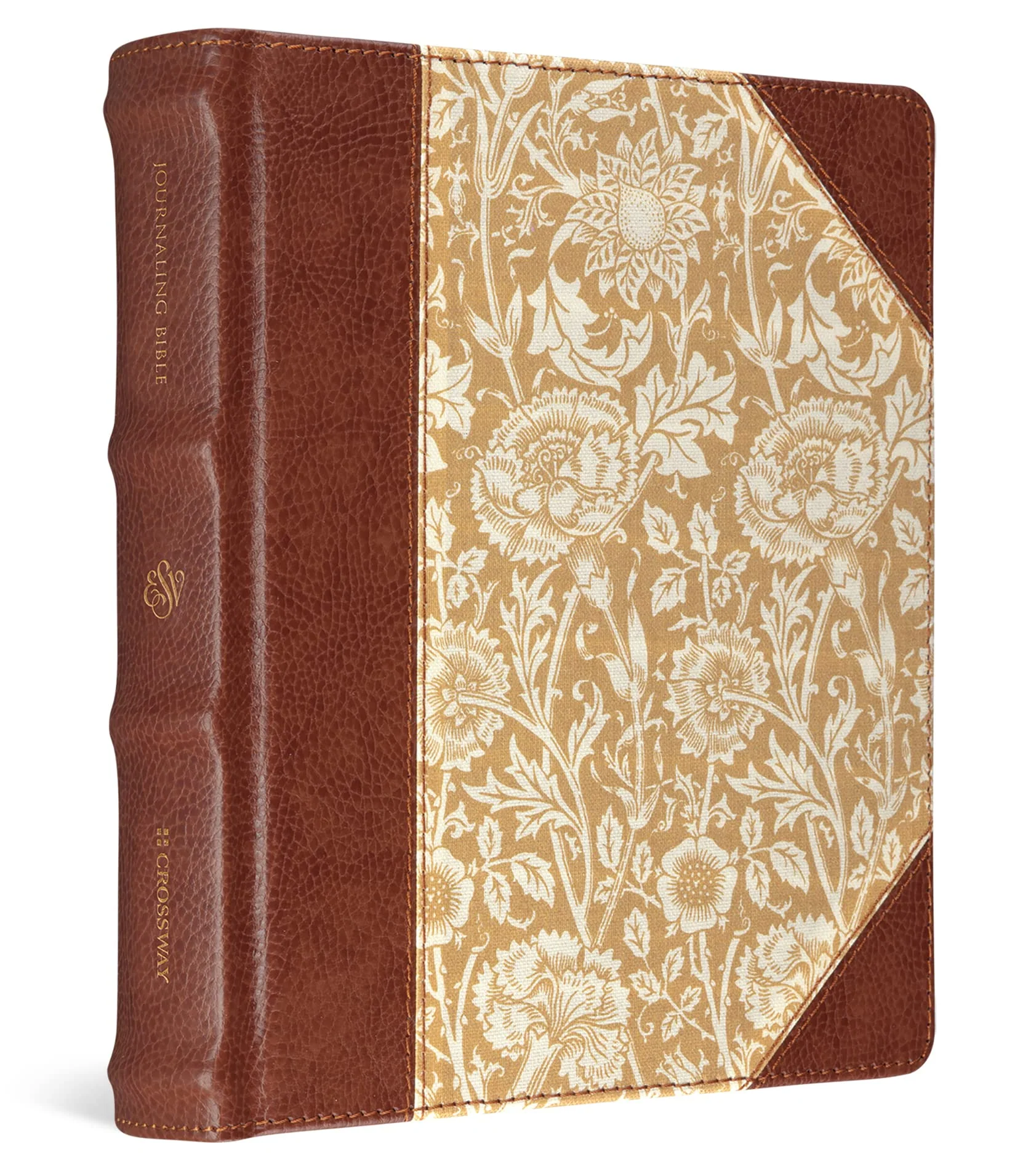 ESV Journaling Bible (Cloth Over Board, Antique Floral Design) - Image 2