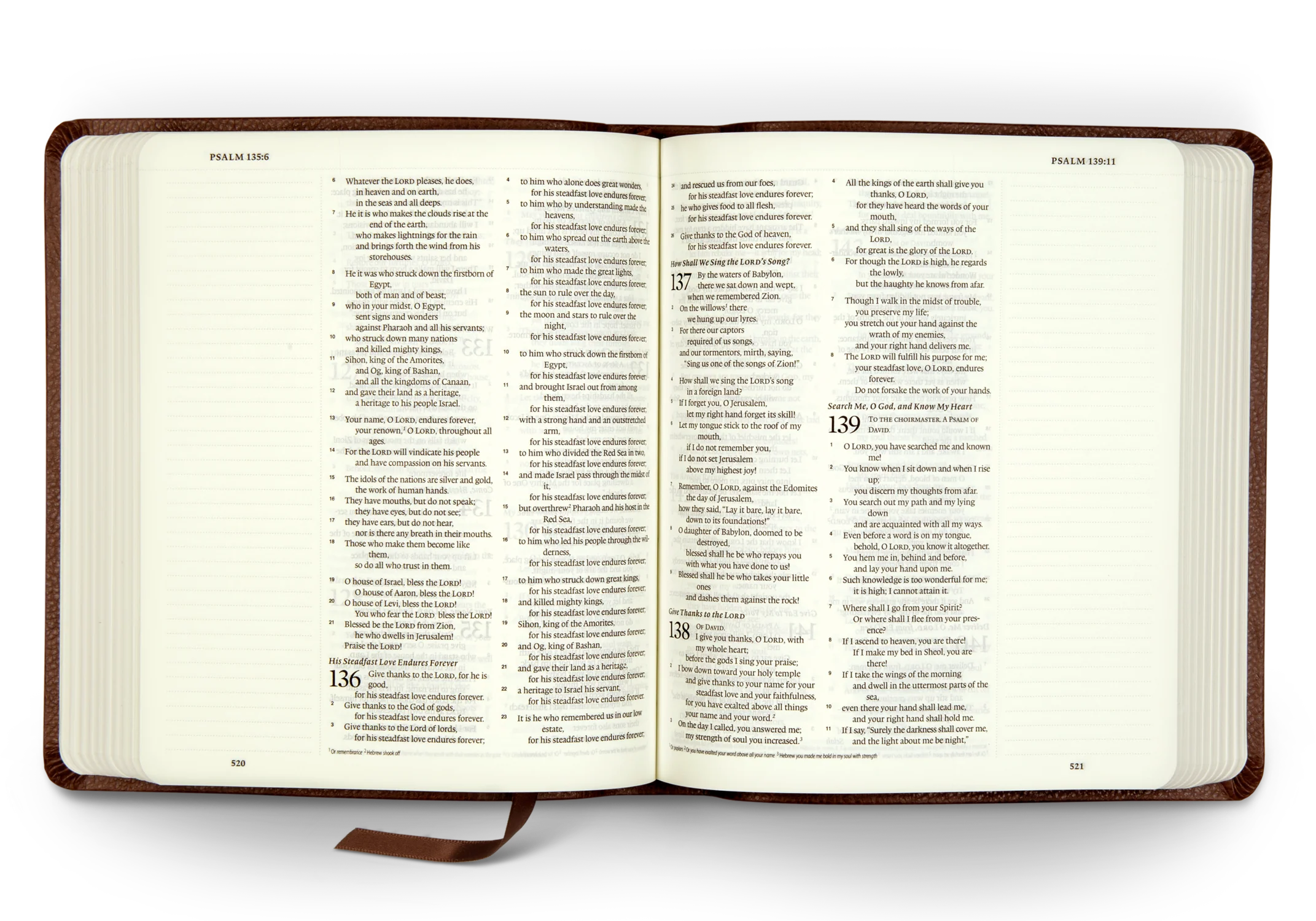 ESV Journaling Bible (Bonded Leather, Mocha, Threshold Design) - Image 5