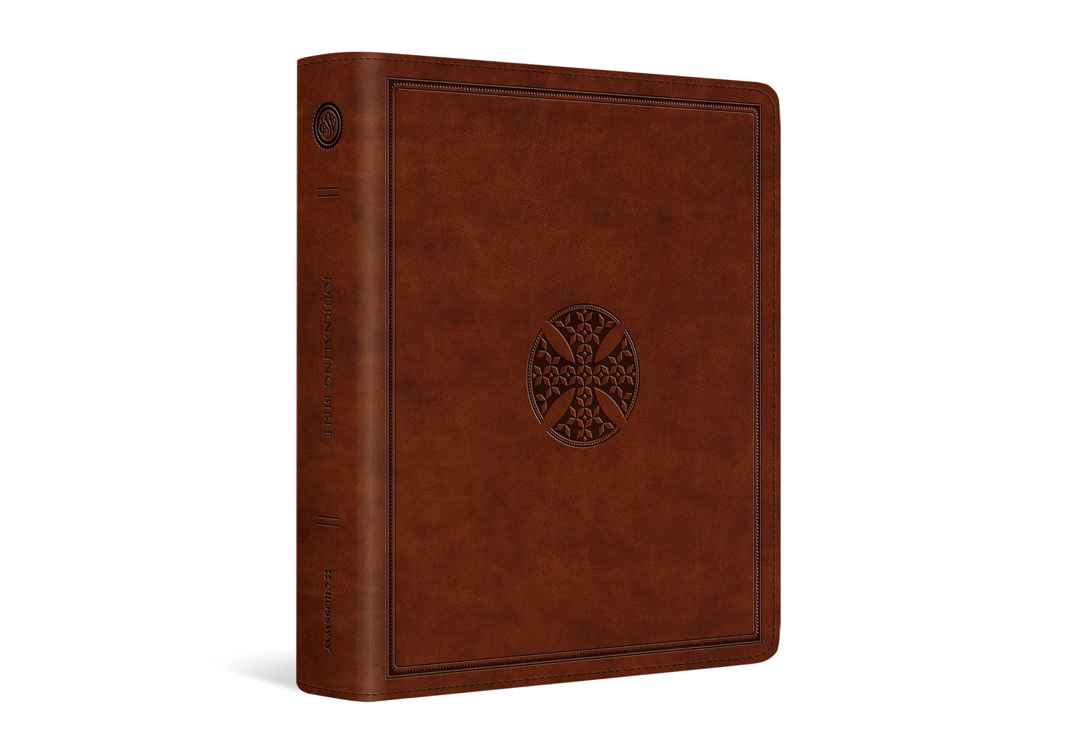ESV Journaling Bible (TruTone, Brown, Mosaic Cross Design) - Image 2