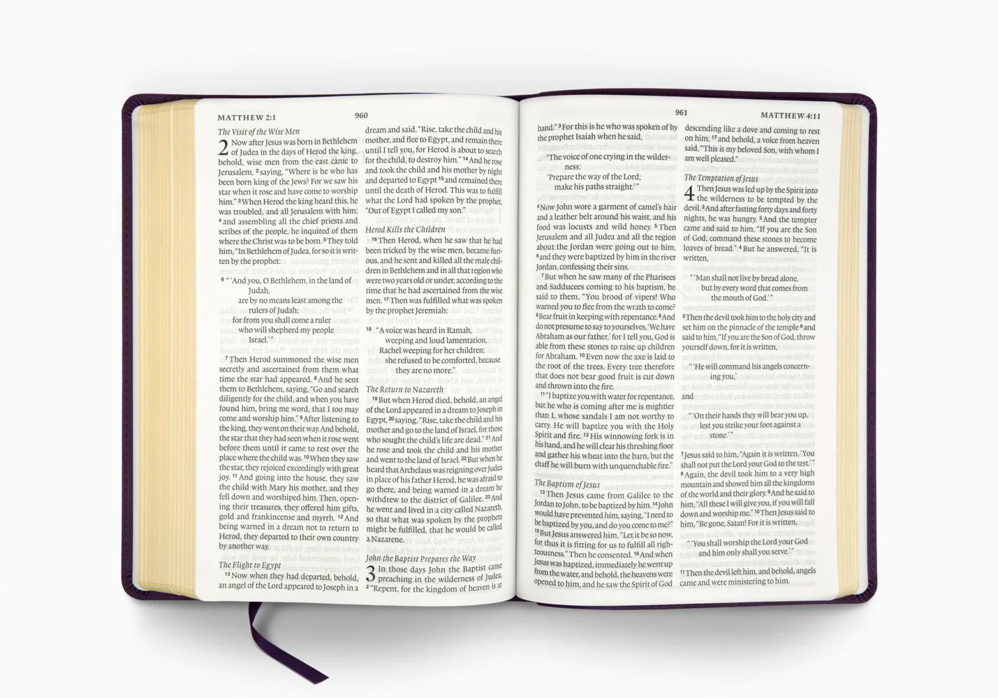 ESV Large Print Bible (Trutone, Lavender, Emblem Design) - Image 5