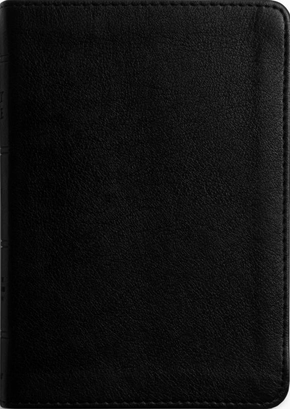 ESV Large Print Compact Bible, Red Letter (Trutone, Black)