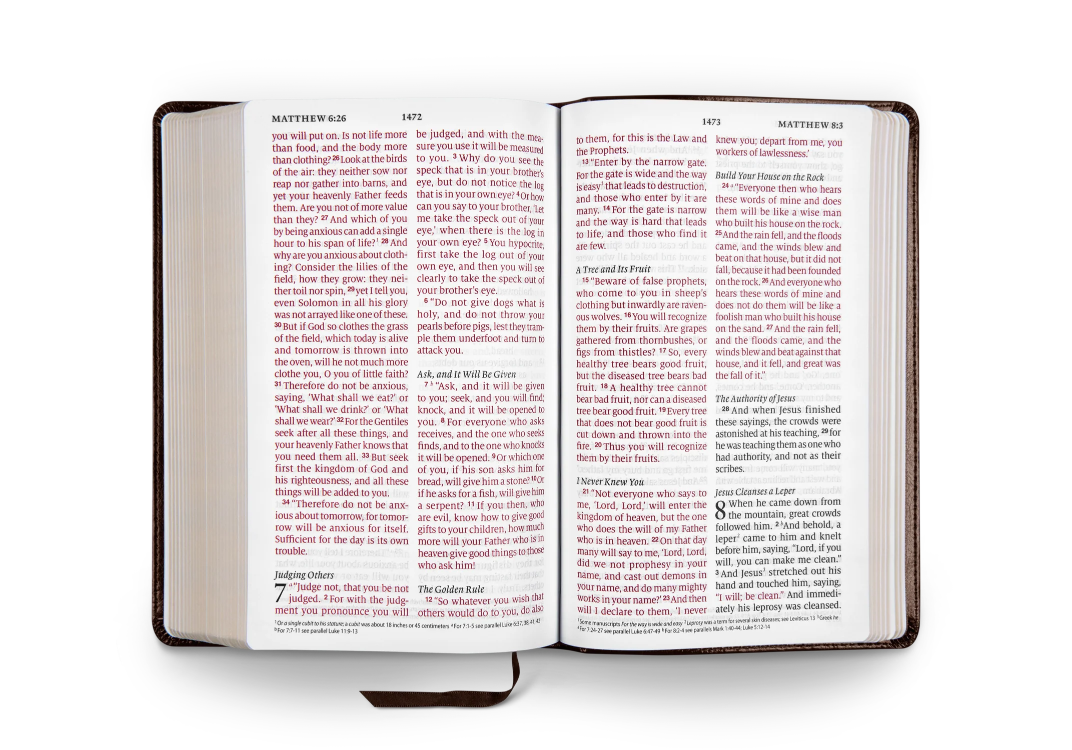 ESV Large Print Personal Size Bible (TruTone, Brown, Engraved Mantel Design) - Image 2