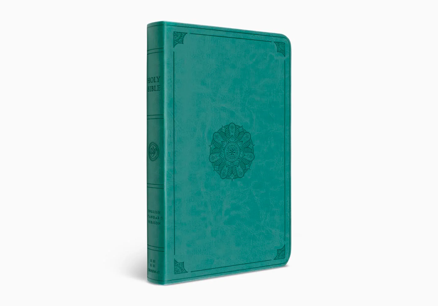 ESV Large Print Value Thinline Bible (TruTone, Turquoise, Emblem Design) - Image 3