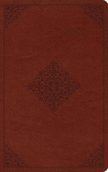 ESV Large Print Value Thinline Bible (TruTone, Tan, Ornament Design)