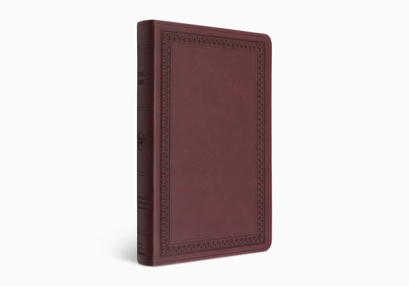 ESV Large Print Value Thinline Bible (TruTone, Mahogany, Border Design) - Image 3