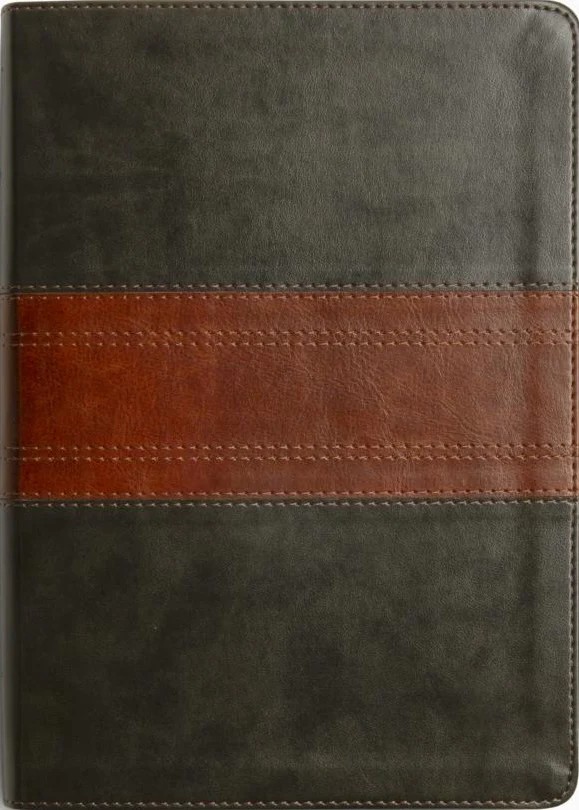 ESV Men's Study Bible (Trutone, Forest/Tan, Trail Design)