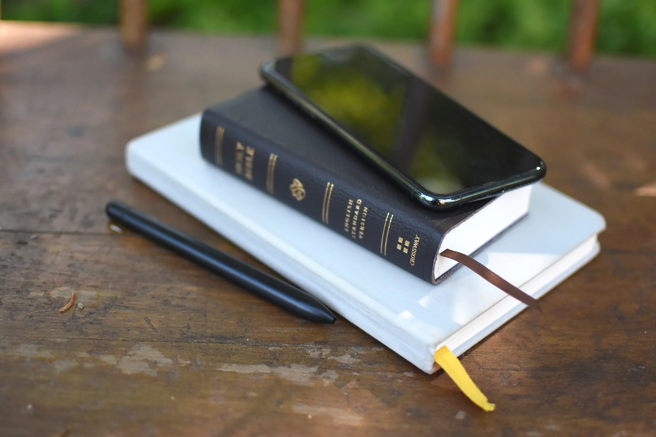 ESV Pocket Bible (Buffalo Leather, Deep Brown) - Image 9