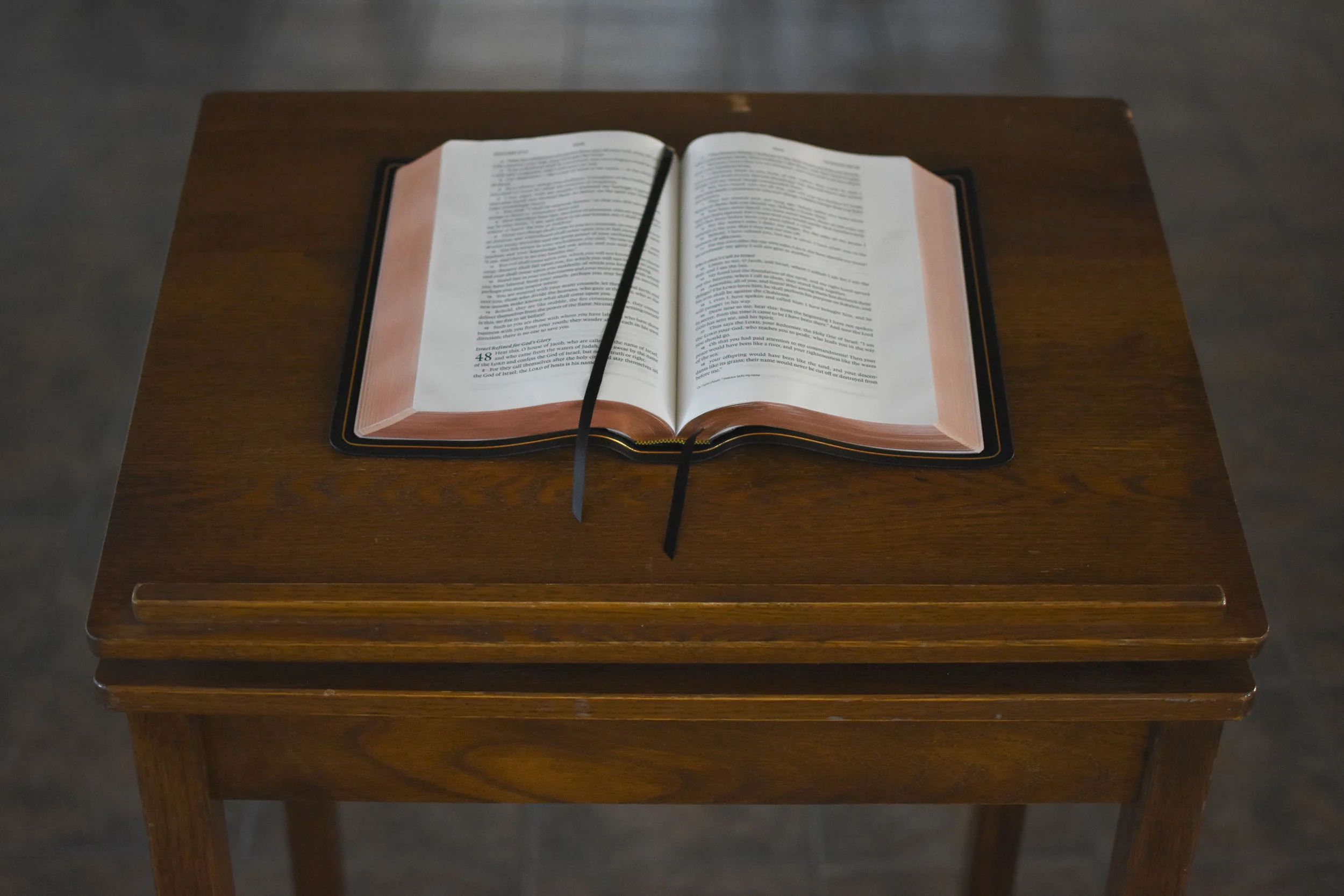 ESV Preaching Bible, Verse-By-Verse Edition (Goatskin, Black) - Image 6