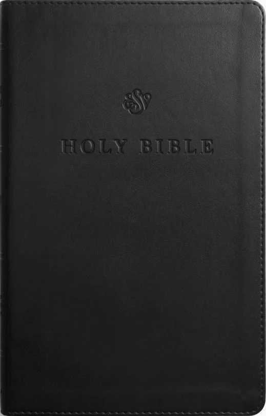 ESV Premium Church Bible, Large Print, Red Letter (Trutone, Black)