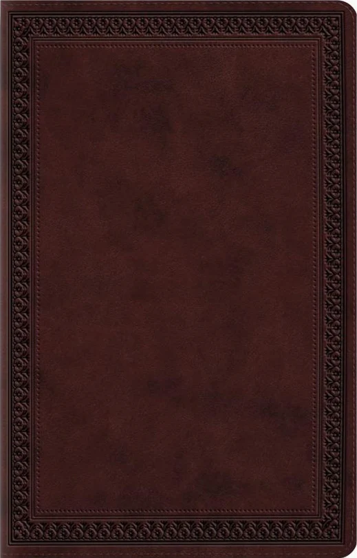 ESV Premium Gift Bible (Trutone, Mahogany, Border Design)
