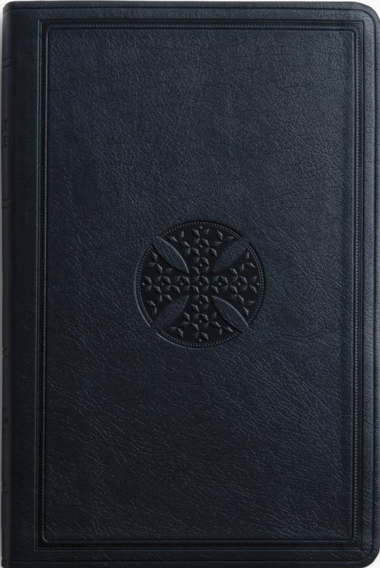 ESV Premium Gift Bible (Trutone, Navy, Mosaic Cross Design)