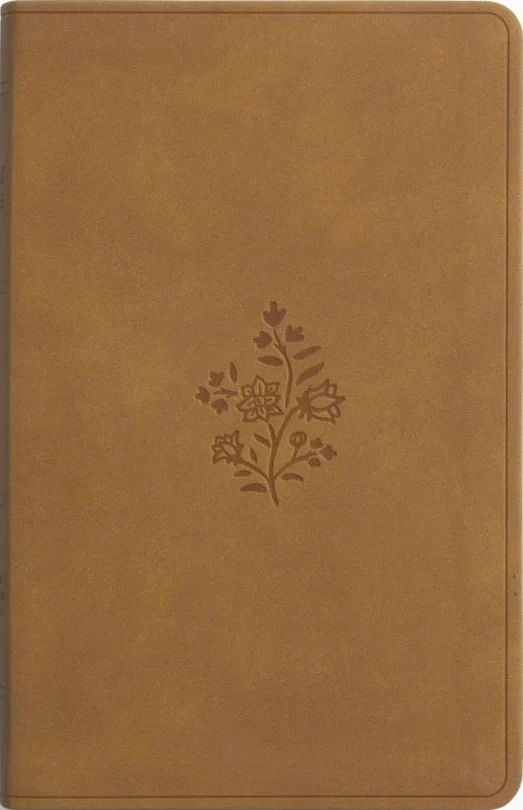 ESV Premium Gift Bible (Trutone, Nubuck Caramel, Wildflower Design)