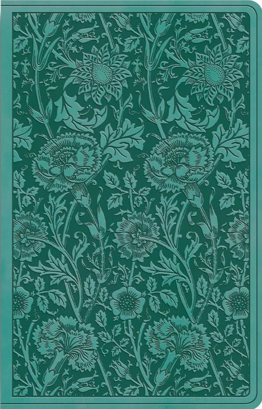 ESV Premium Gift Bible (Trutone, Teal, Floral Design)