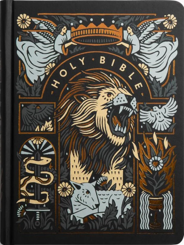 ESV Single Column Journaling Bible, Artist Series, Red Letter (Hardcover, Joshua Noom, the Lion and the Lamb)