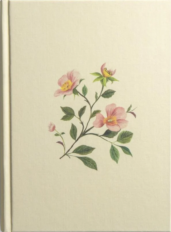 ESV Single Column Journaling Bible (Cloth Over Board, Rosehip Design)