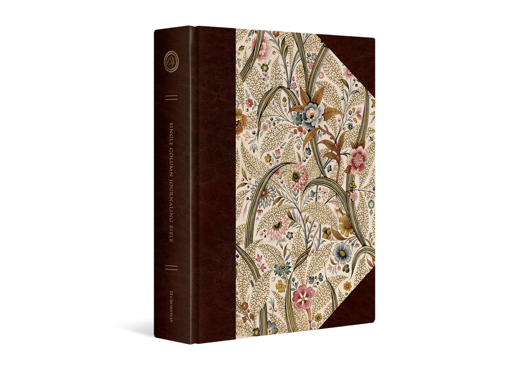 ESV Single Column Journaling Bible, Large Print (Hardcover, Summer Garden) - Image 2