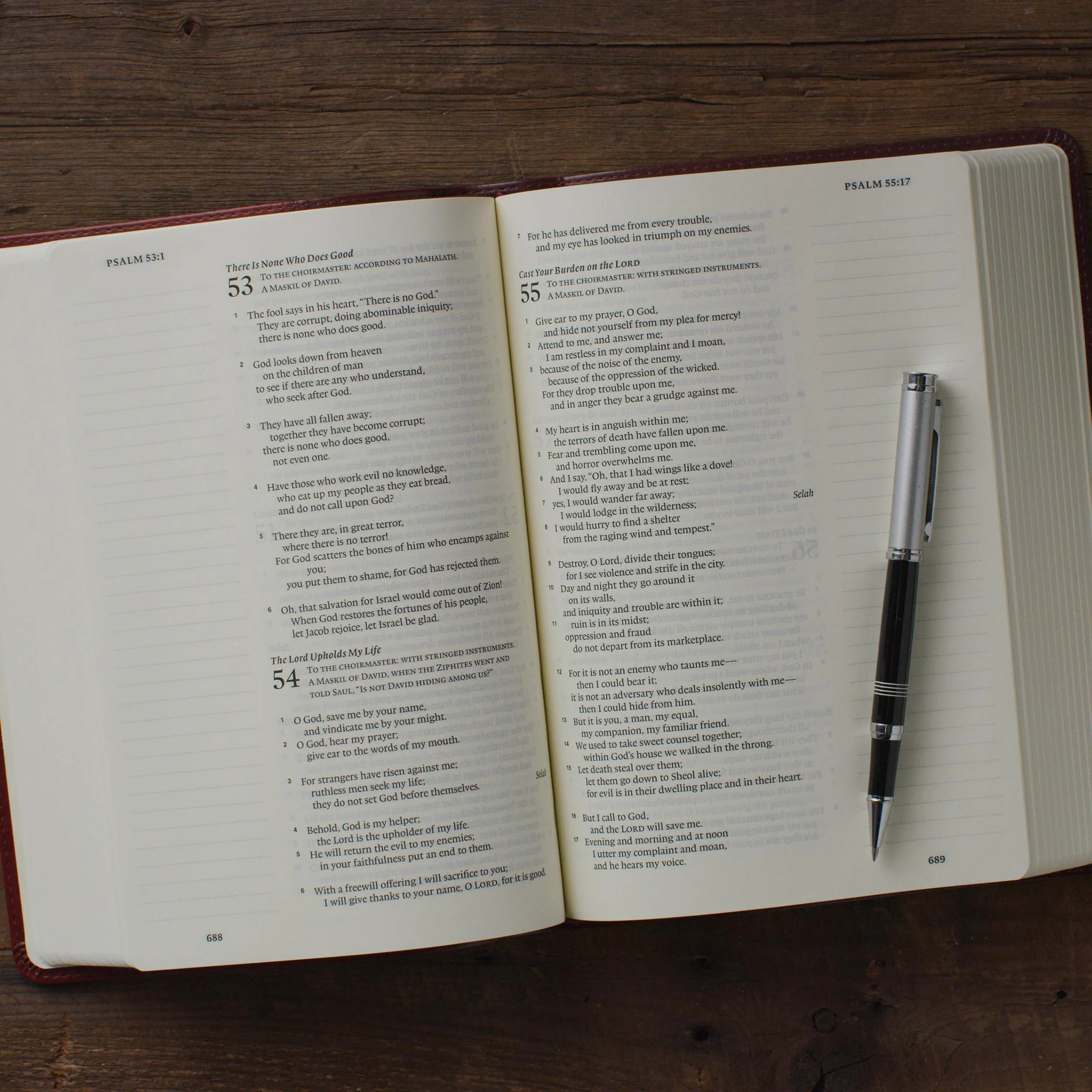 ESV Single Column Journaling Bible, Large Print (Trutone, Burgundy/Red, Timeless Design) - Image 6