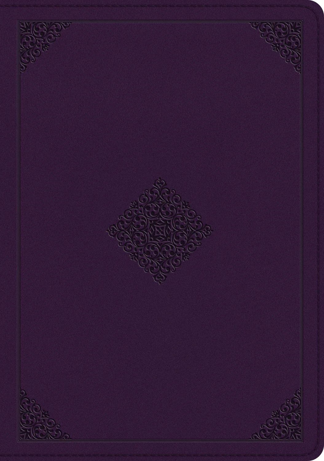 ESV Single Column Journaling Bible, Large Print (Trutone, Lavender, Ornament Design)