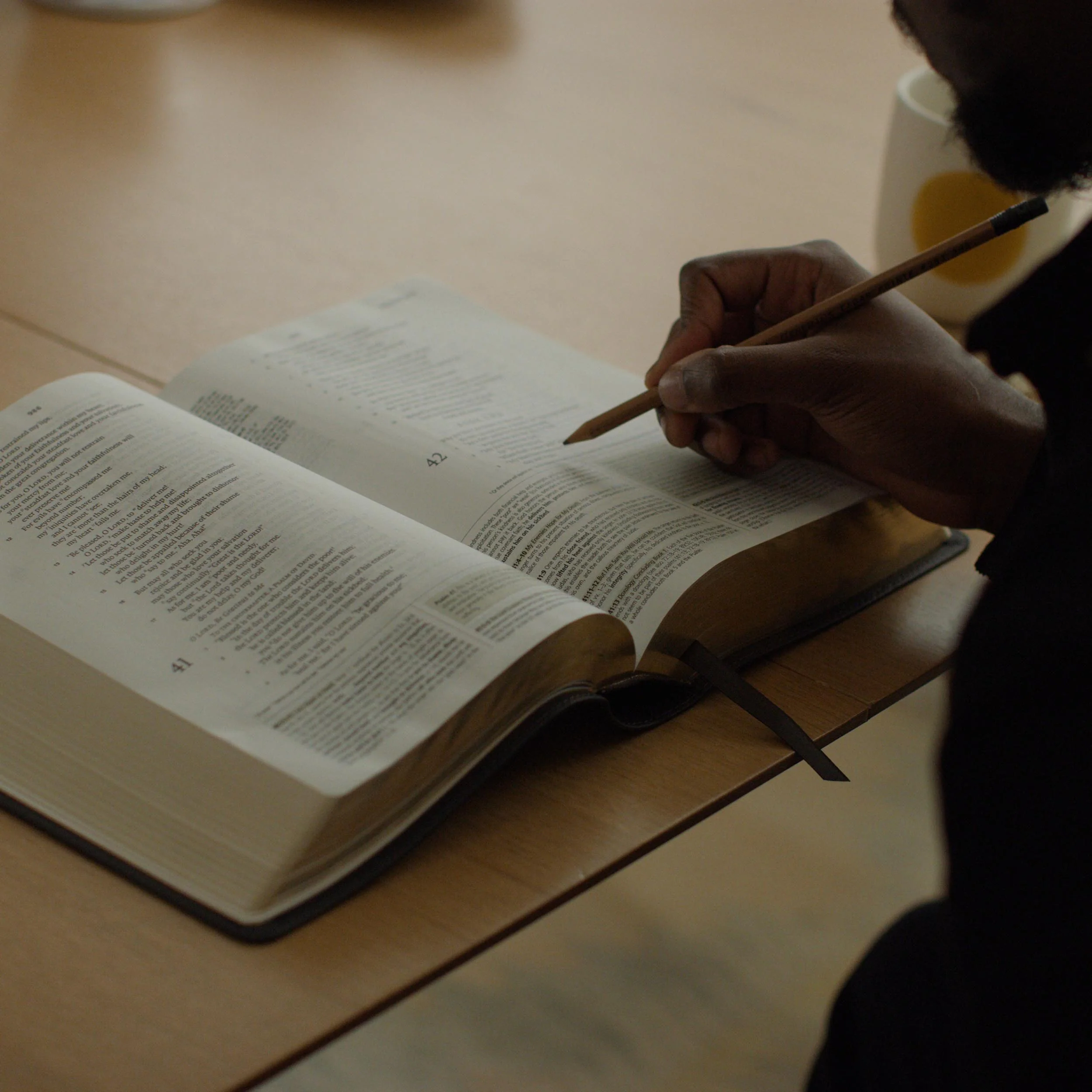 ESV Study Bible (Buffalo Leather, Deep Brown) - Image 3