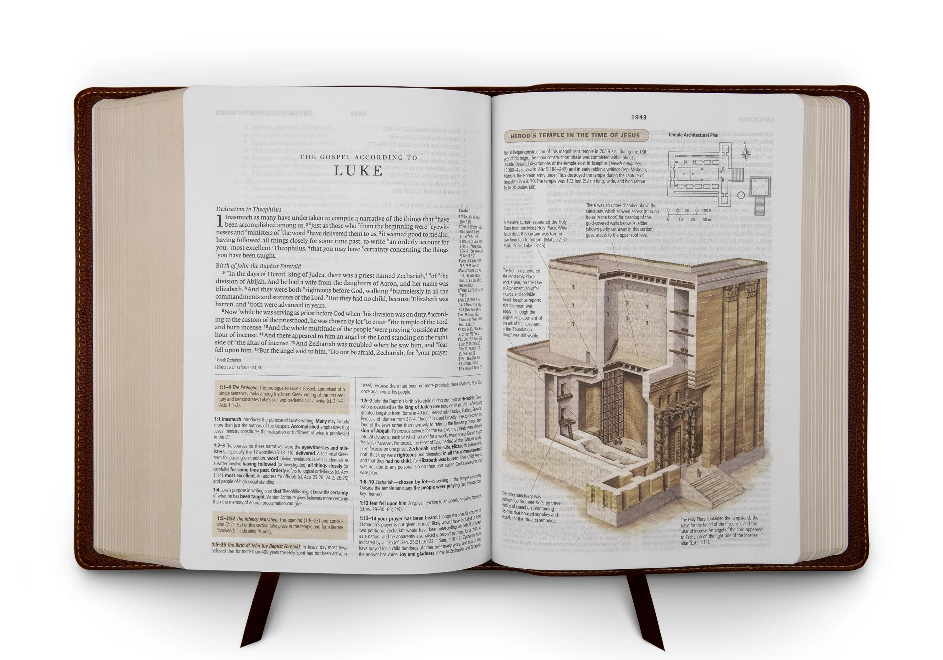 ESV Study Bible (Cowhide, Deep Brown) - Image 4