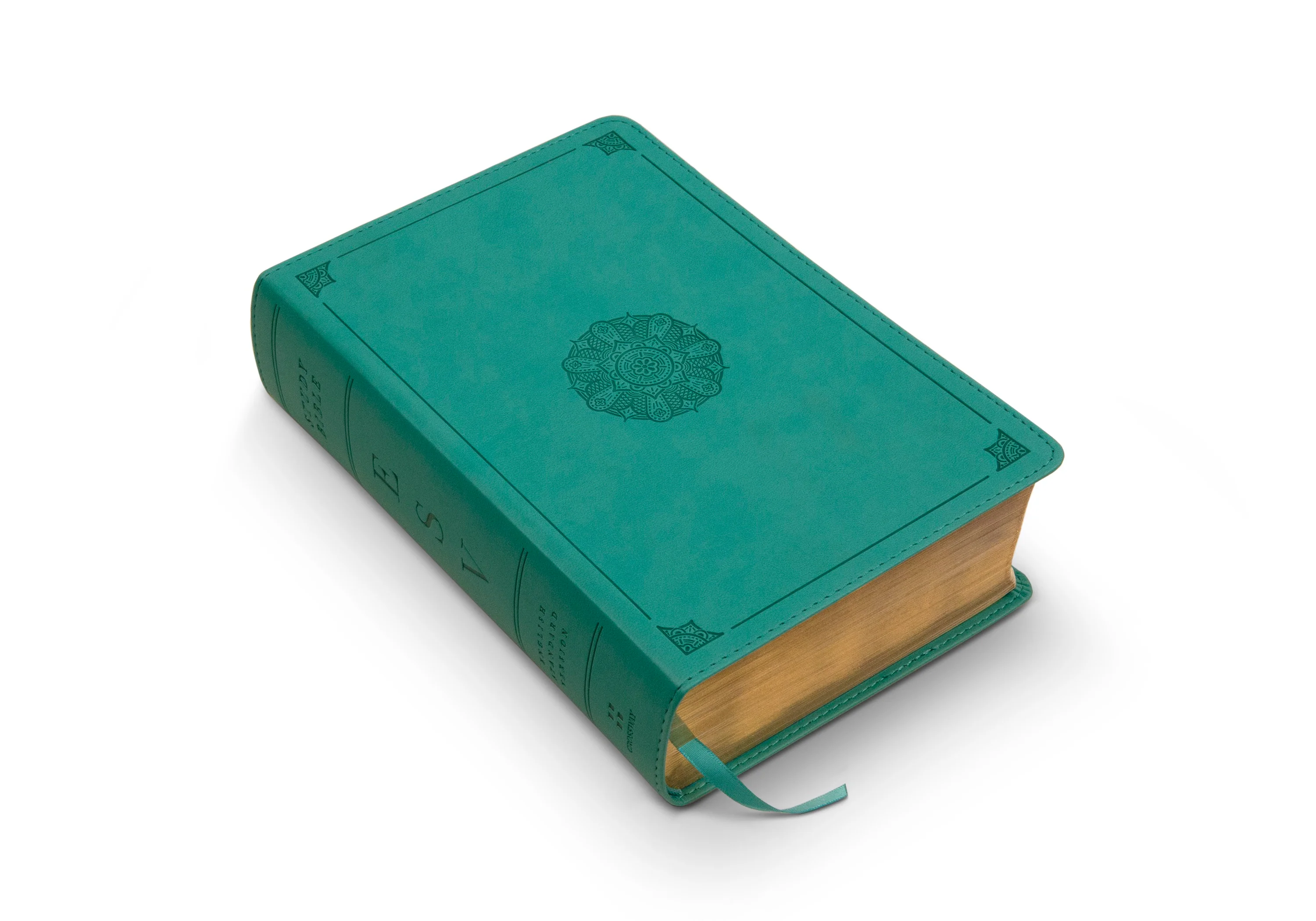 ESV Study Bible, Personal Size (TruTone, Turquoise, Emblem Design) - Image 2