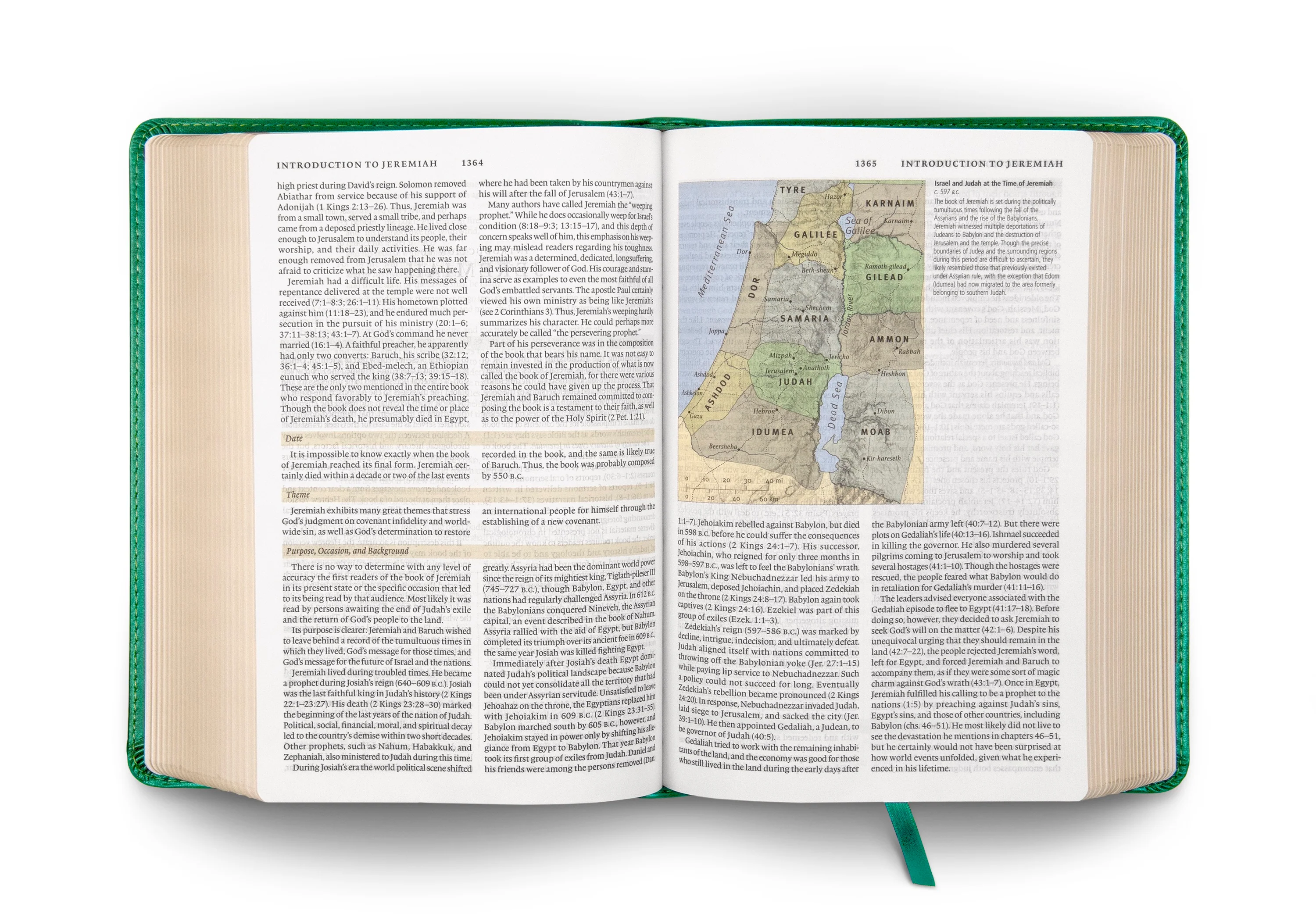 ESV Study Bible, Personal Size (TruTone, Turquoise, Emblem Design) - Image 6