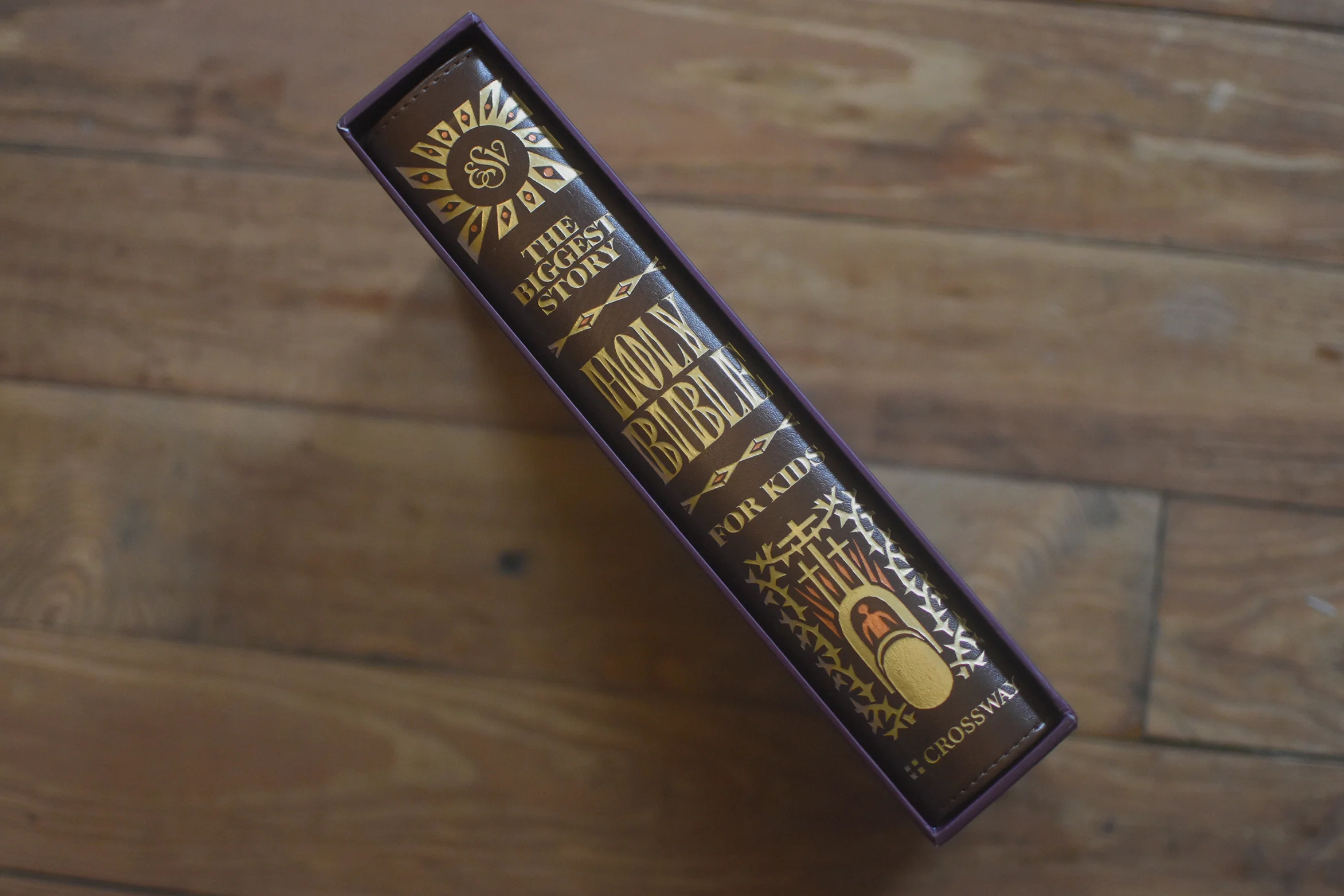 ESV the Biggest Story Holy Bible for Kids (Trutone, Brown, Living Hope Design, Thumb Indexed) - Image 2