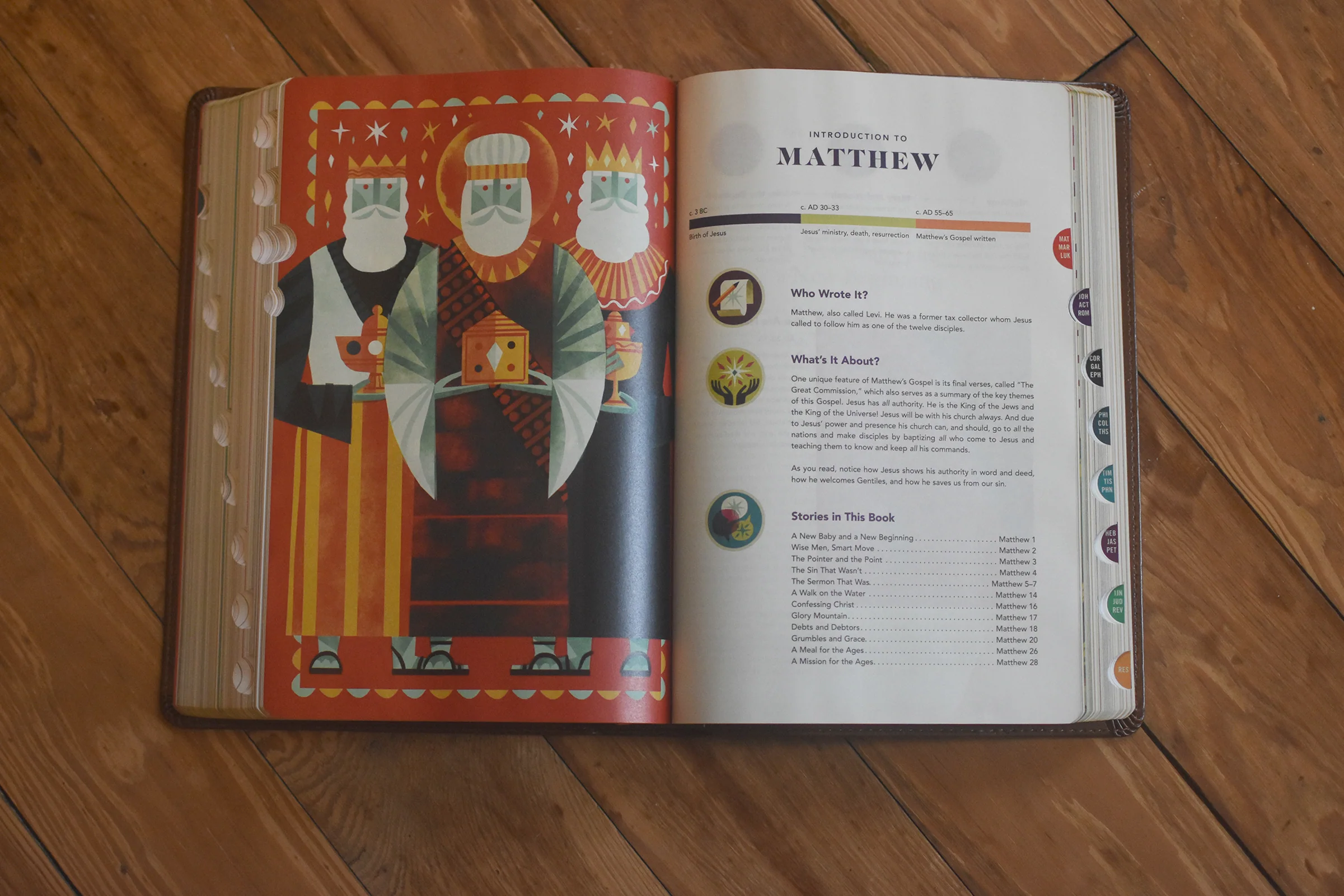 ESV the Biggest Story Holy Bible for Kids (Trutone, Brown, Living Hope Design, Thumb Indexed) - Image 7