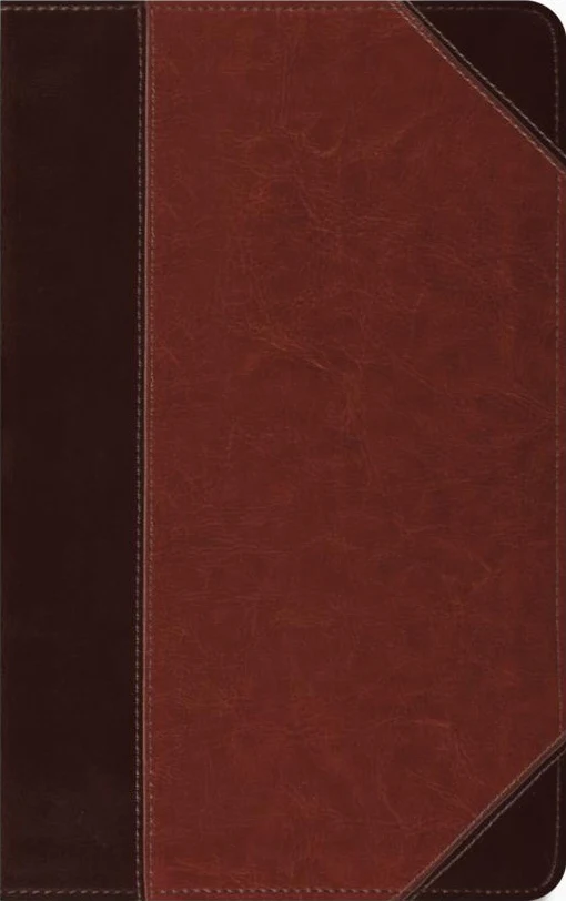 ESV Thinline Bible, Red Letter (Trutone, Brown/Cordovan, Portfolio Design)