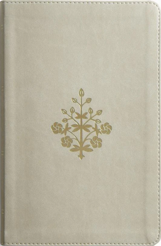 ESV Thinline Bible, Red Letter (Trutone, Stone, Branch Design)