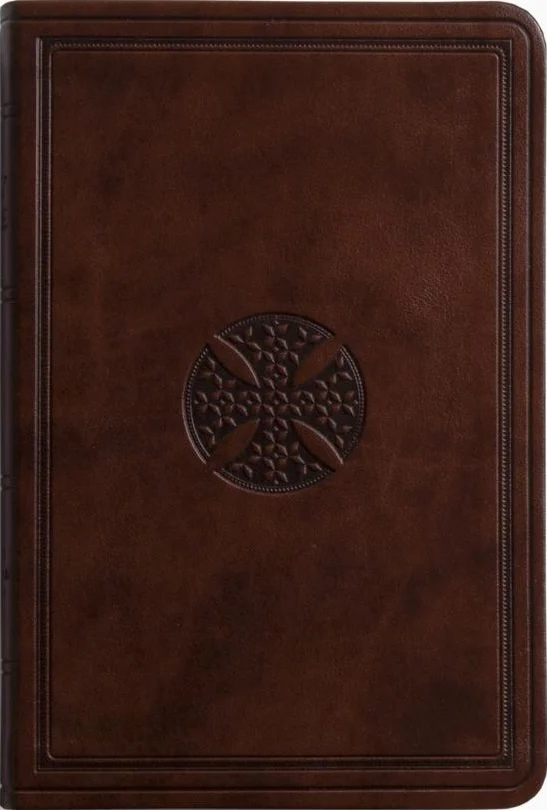 ESV Value Compact Bible (Trutone, Chestnut, Mosaic Cross Design)