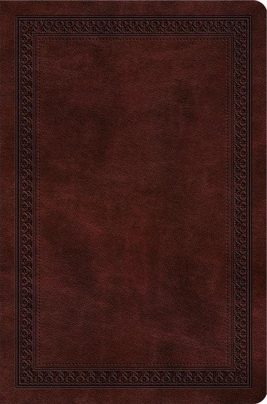 ESV Value Compact Bible (Trutone, Mahogany, Border Design)