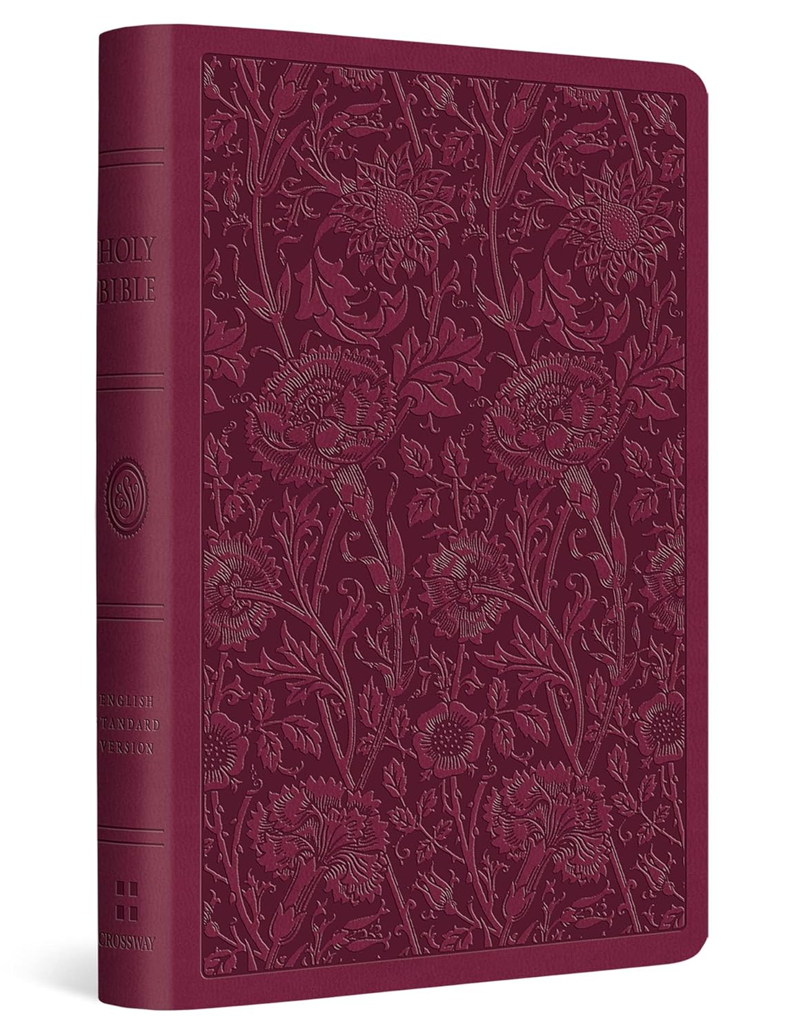 ESV Value Compact Bible (Trutone, Raspberry, Floral Design) - Image 2