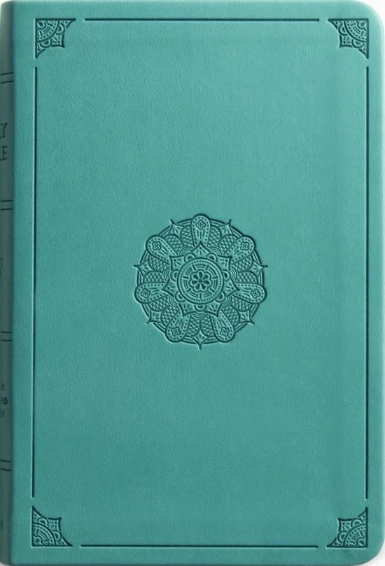 ESV Value Compact Bible (Trutone, Turquoise, Emblem Design)